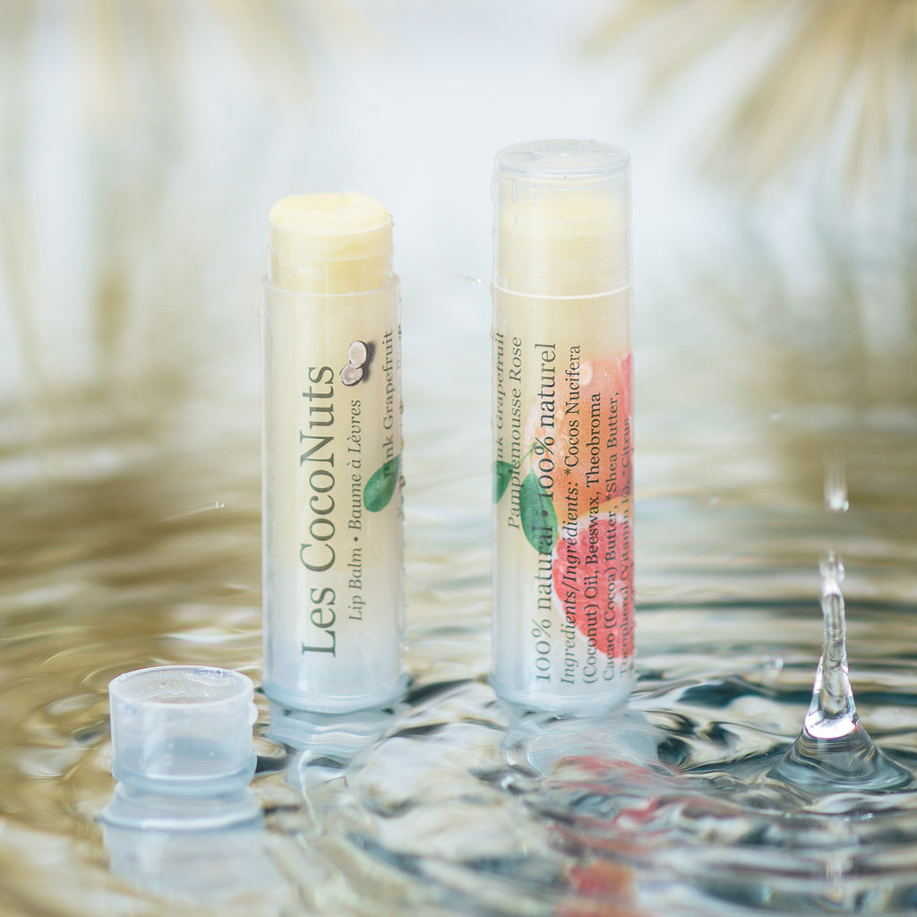 baume a levres pamplemousse naturel grapefruit lip balm les coconuts