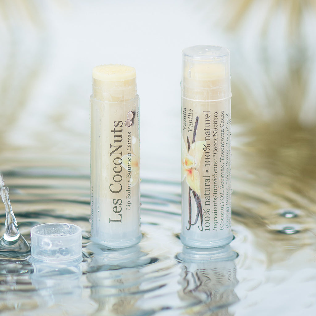 baume a levres naturel vanille natural vanilla lip balm les coconuts 