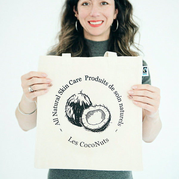 Fairtrade certified reusable organic and recycled cotton, our ecological bags, practical and chic.