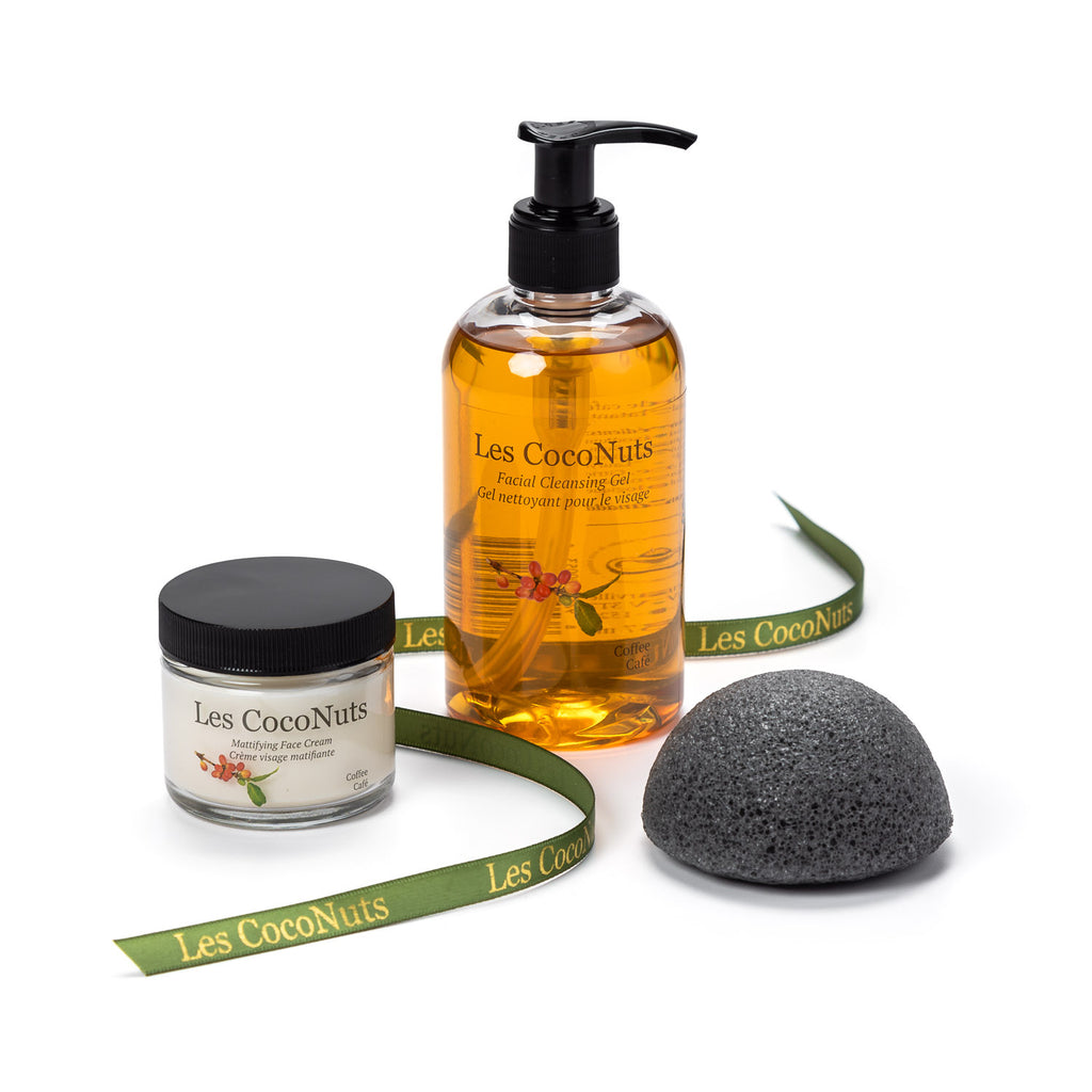 Facial Cleansing Set - Coffee